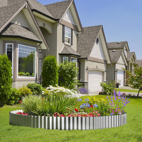 Land Guard corrugated edging resists weather for a bright, new look.