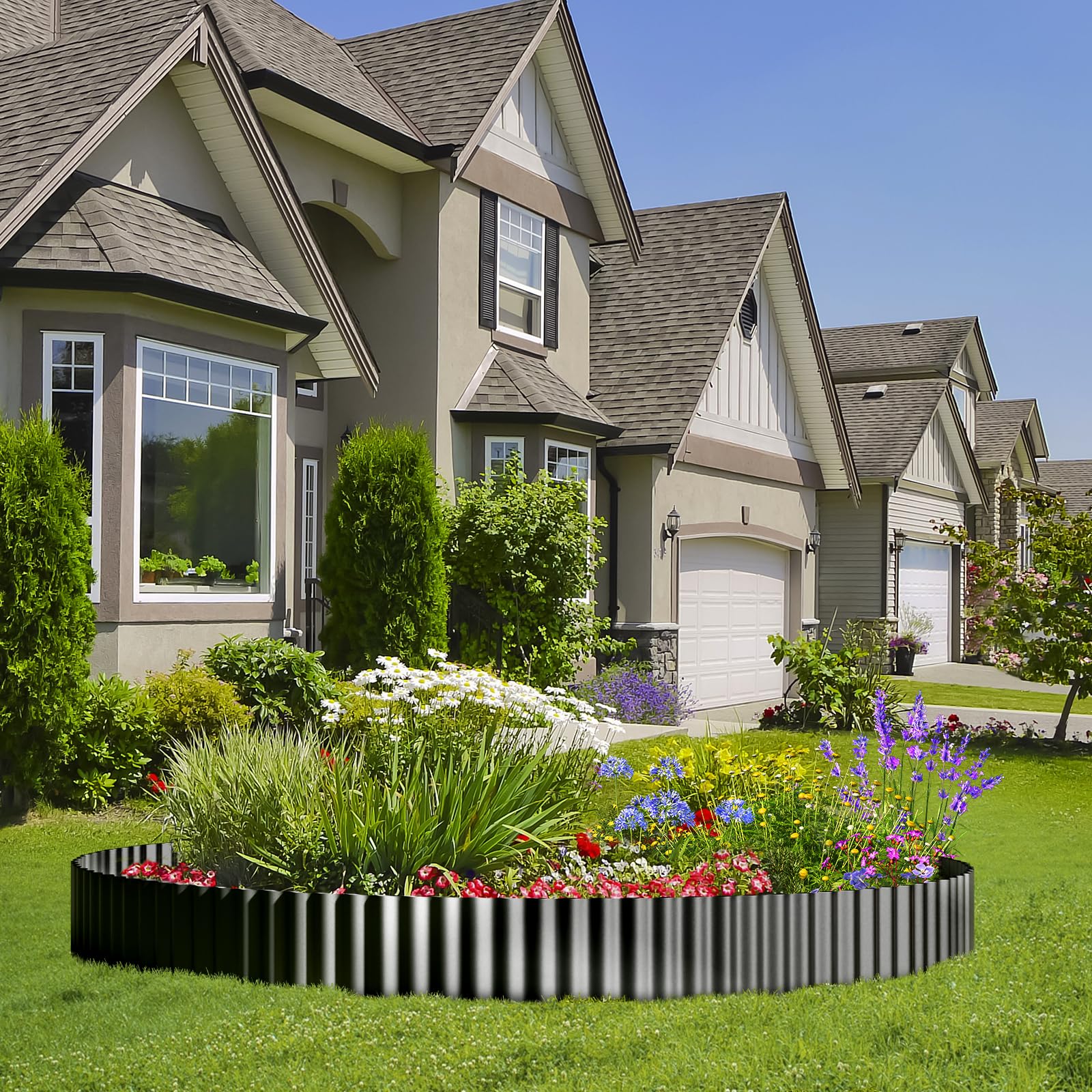 Land Guard DIY edging installation shows easy setup for weekend garden projects.