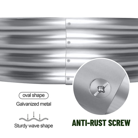 Land Guard double-thick galvanized sheet for strong long-lasting beds