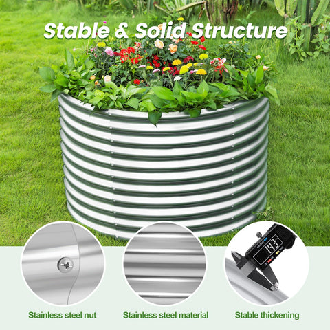 Land Guard easy-assembly garden bed for quick outdoor setup