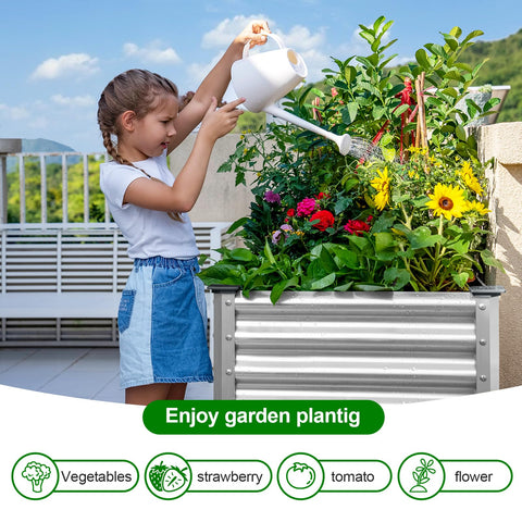 Land Guard easy-assembly planter box, quick setup for patios and balconies.