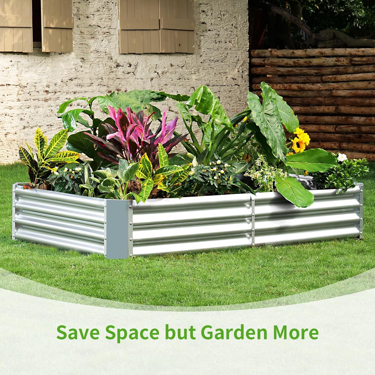Environmentally friendly Land Guard design supporting plant growth.