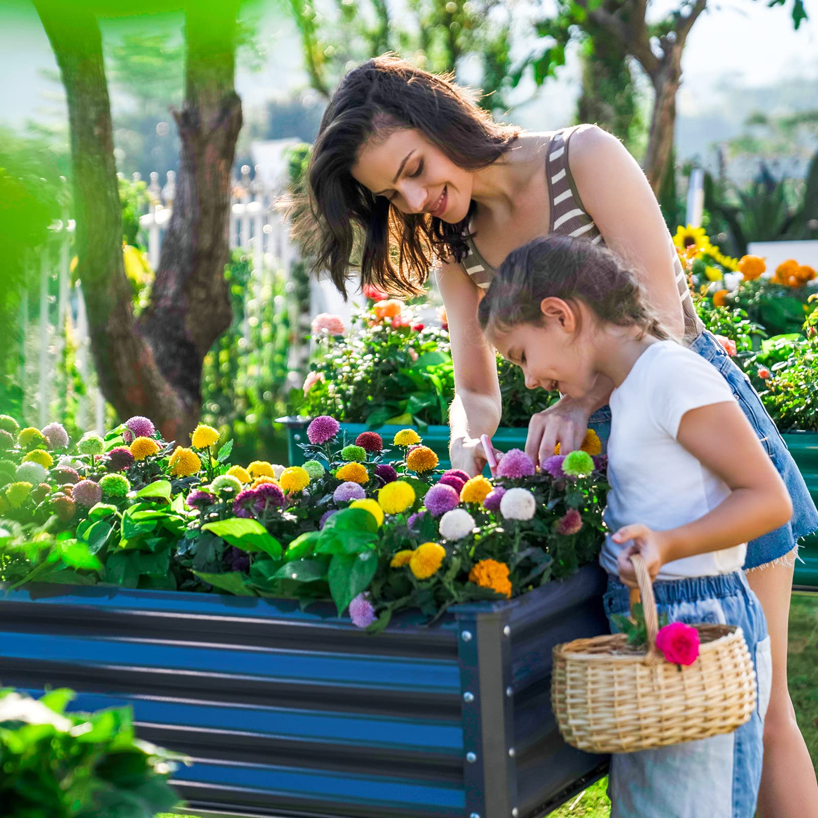 Land Guard elevated planter box highlights stability and capacity for vegetables and herbs