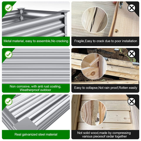 Land Guard galvanized bed bottom shelf shows stainless steel support.