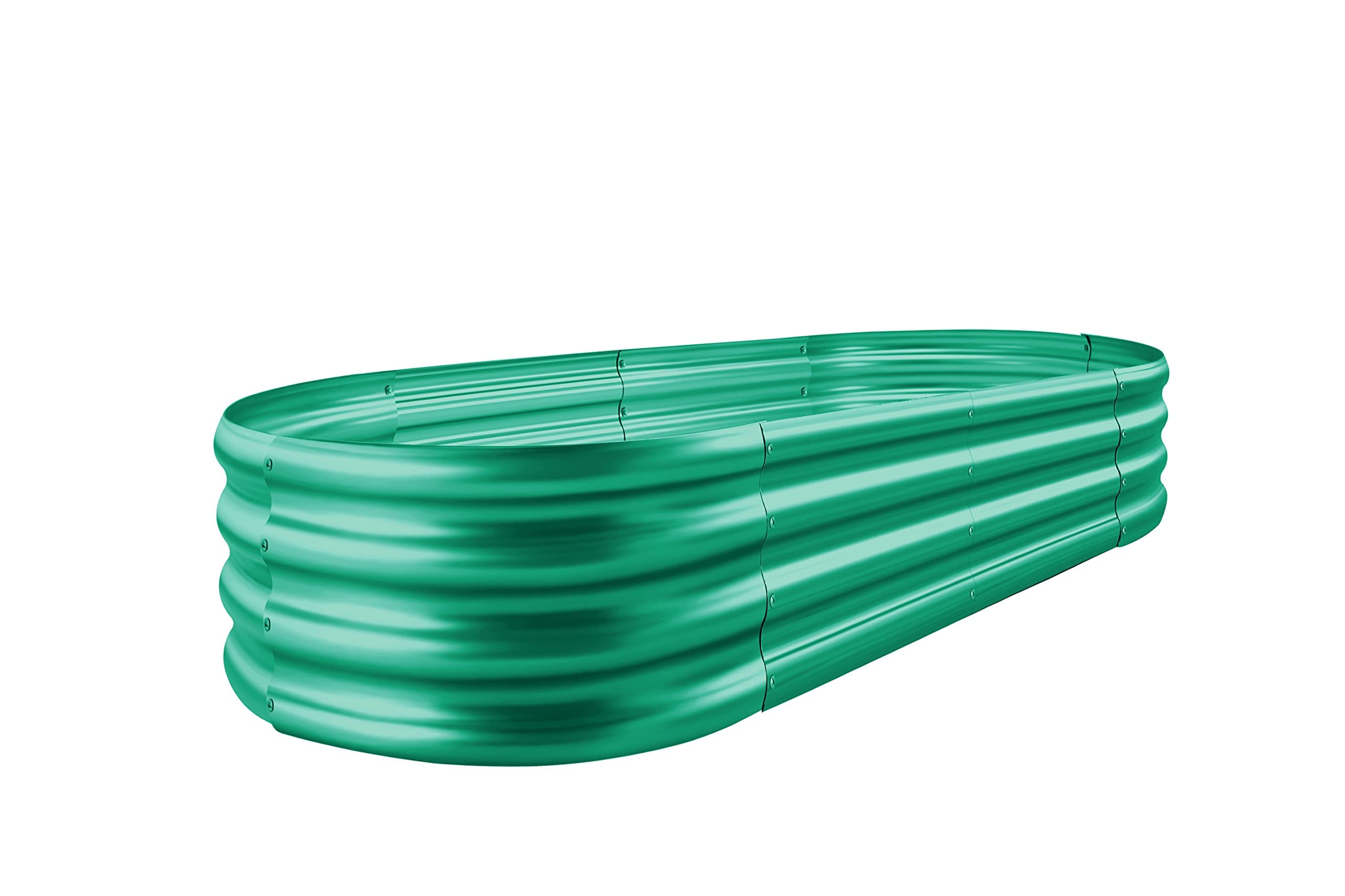 Land Guard galvanized raised bed assembly shows sturdy, long-lasting frame for vegetables