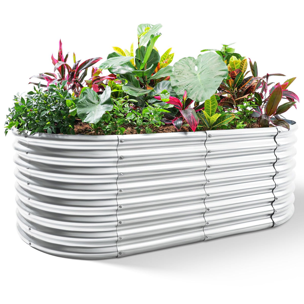 Land Guard galvanized raised bed assembly process for quick setup