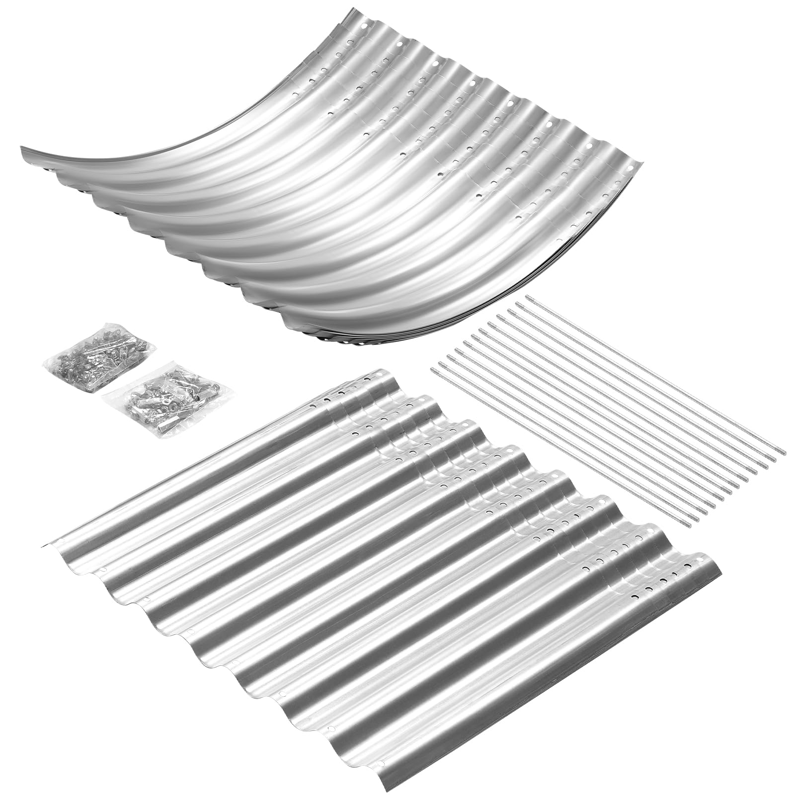 Land Guard galvanized steel detail – corrosion-resistant zinc coating for long outdoor life.