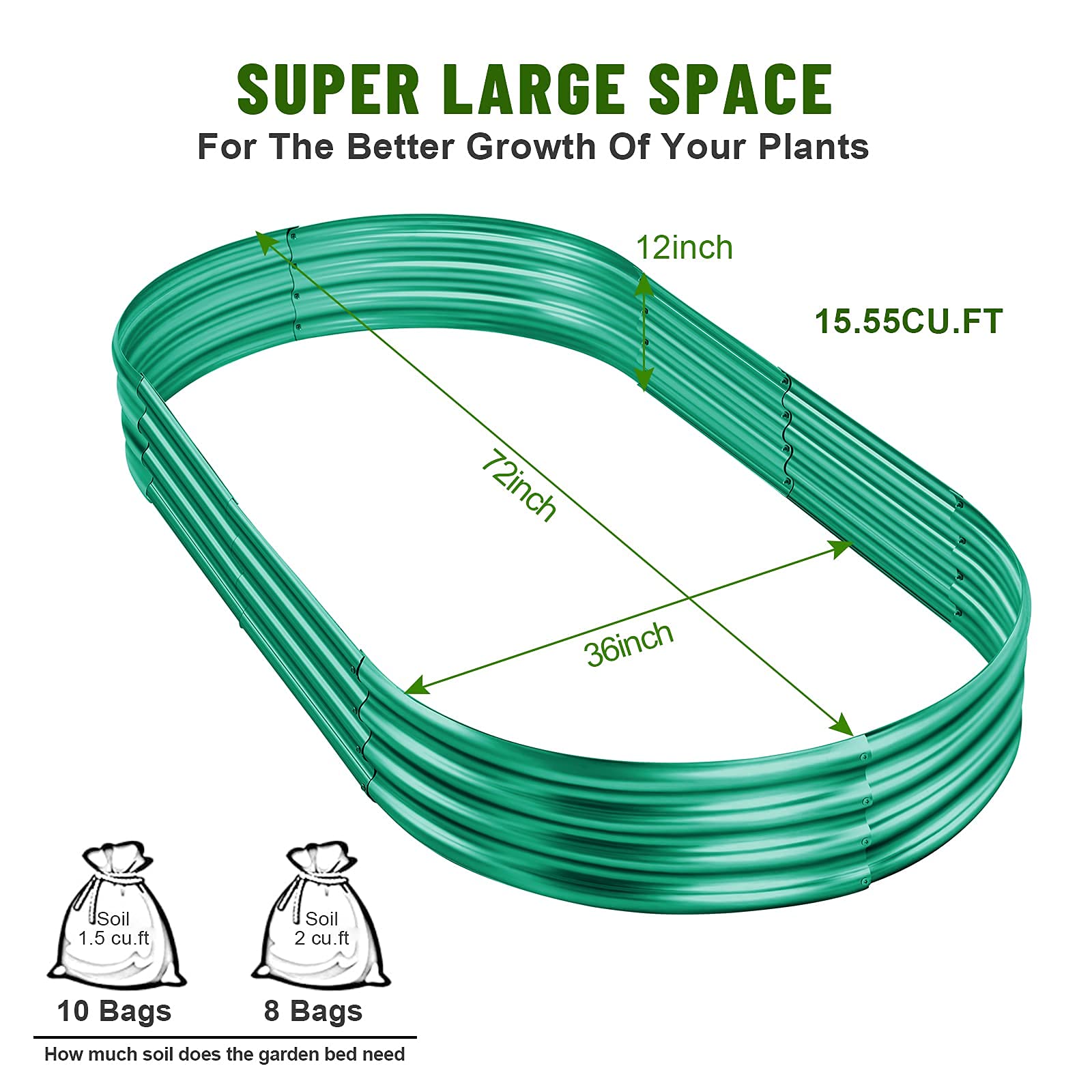 Assembly-ready Land Guard raised bed shown for quick setup