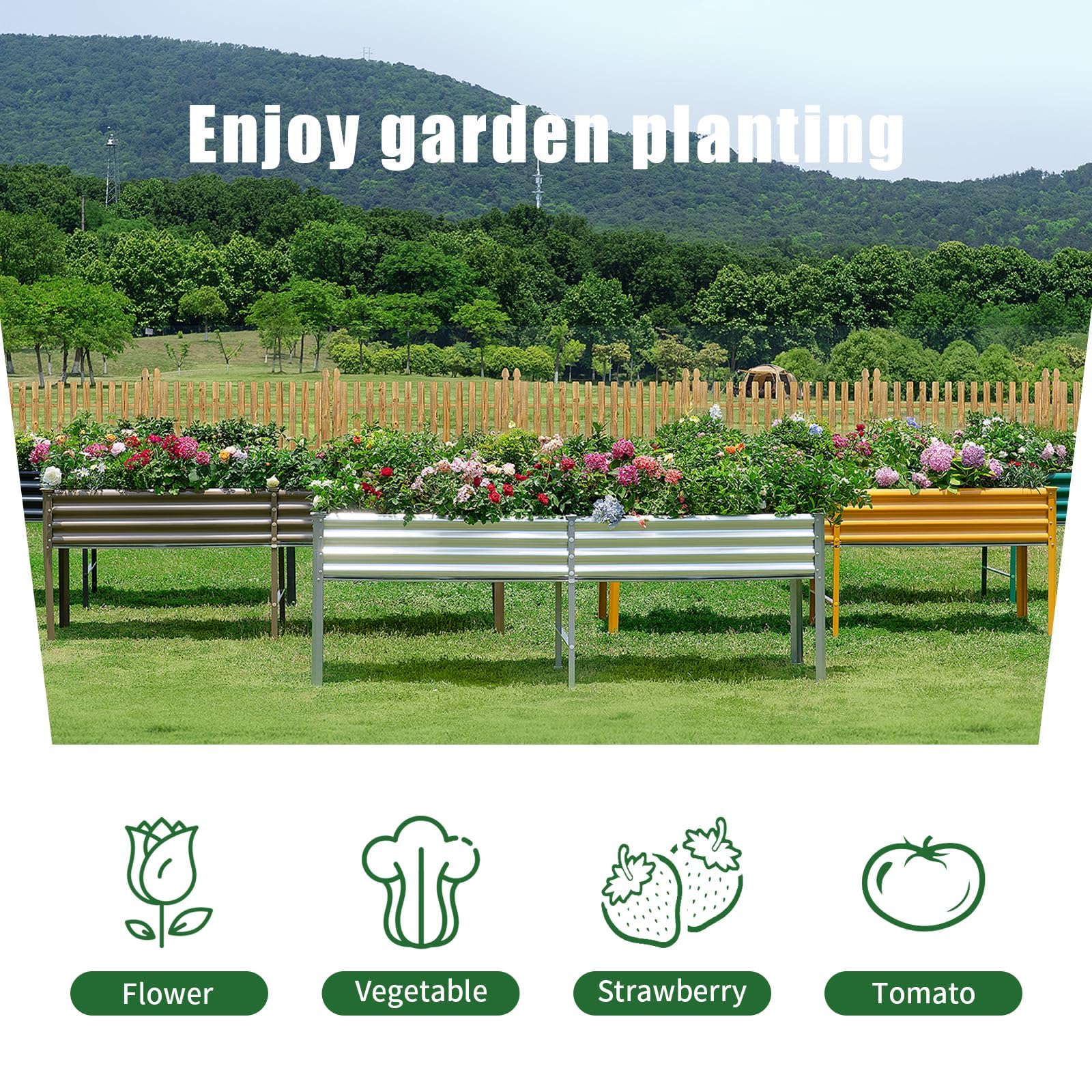 Land Guard outdoor garden bed in backyard setup suitable for balcony or patio use