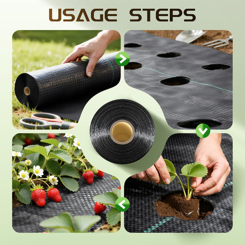 Land Guard breathable landscape fabric supports soil moisture and plant growth.