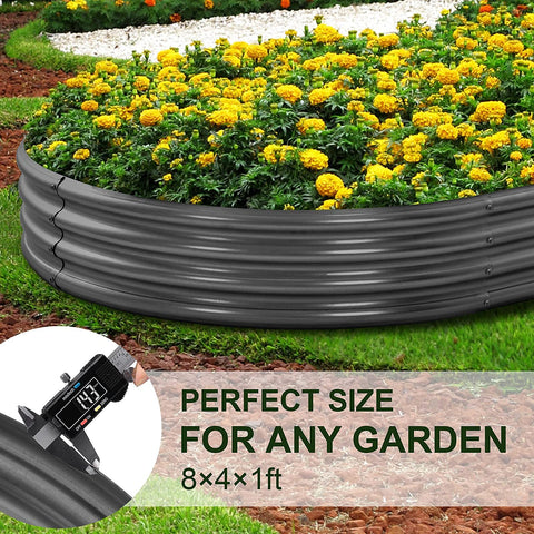 Land Guard quick-assembly galvanized bed for easy start to seasonal gardening.