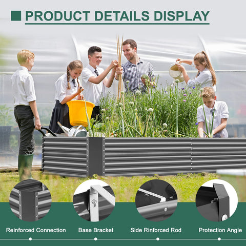 Land Guard reinforced cross bars provide a strong warp-resistant structure.