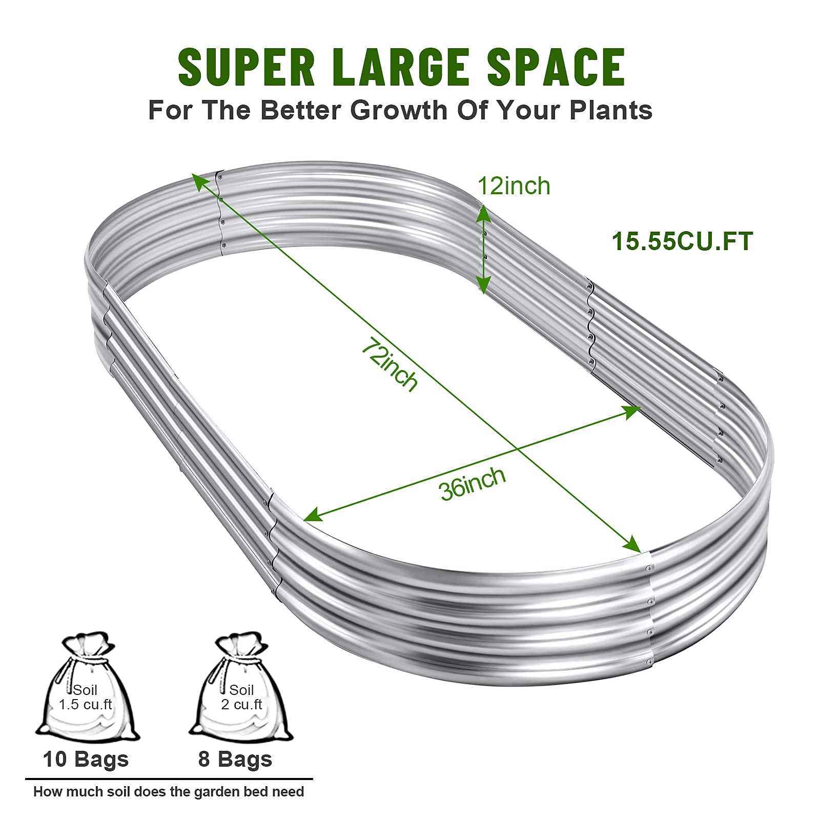 Land Guard thick 78mm galvanized sheet bed for long-lasting durability.
