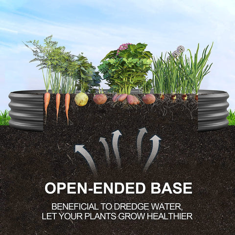 Land Guard thick-walled garden bed up to 0.78–1.56 mm for stability.