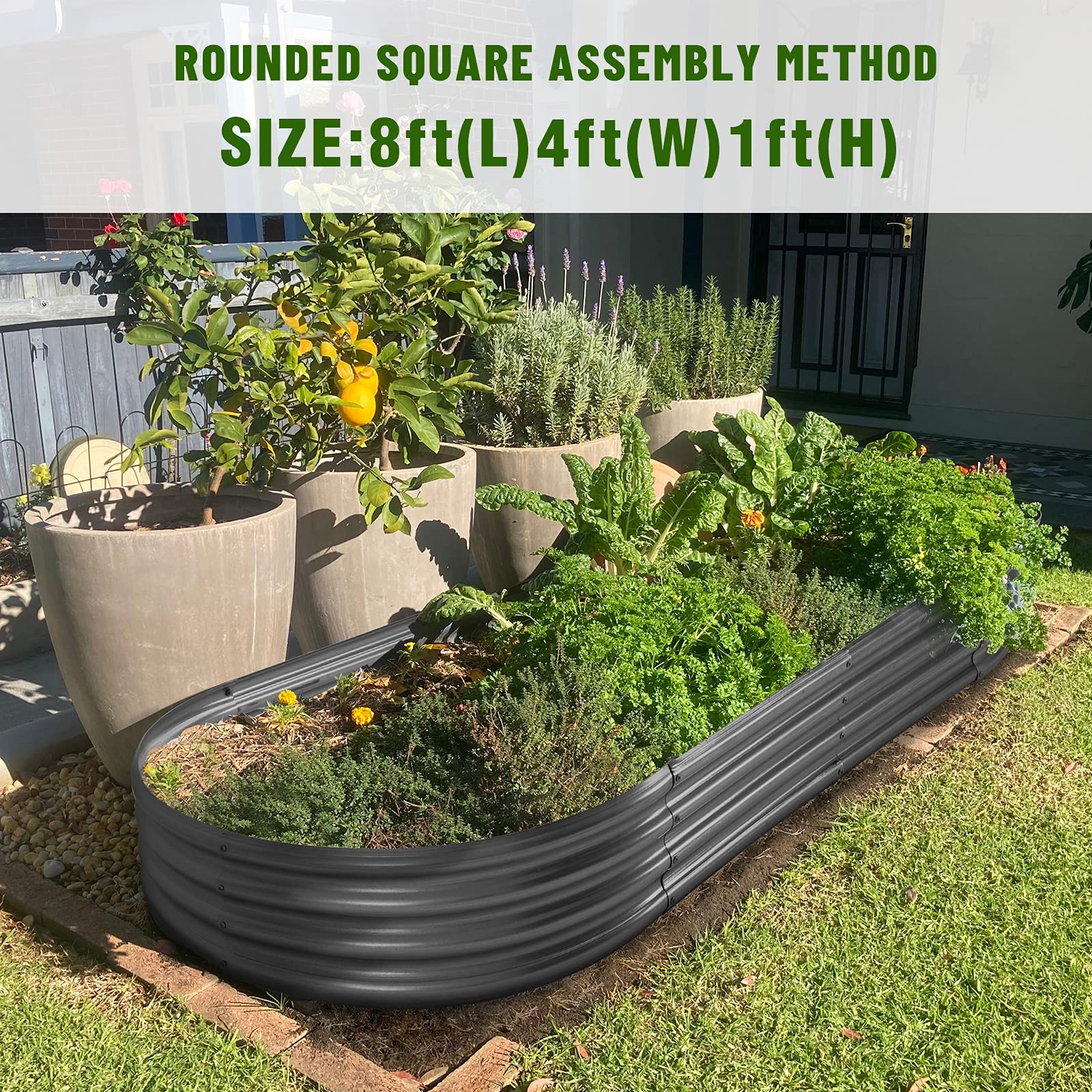 Land Guard outdoor garden box suitable for courtyards, yards, and greenhouses.
