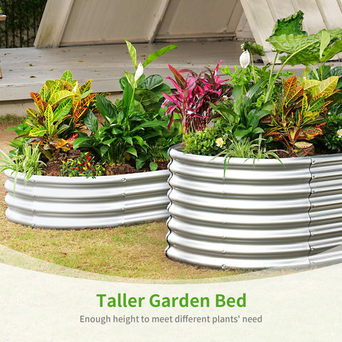 Land Guard vegetables thriving in raised bed for practical use