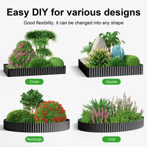 Land Guard weather-resistant edging maintains a bright look through seasons.