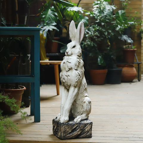 LANDCHY large rabbit statue for garden center display