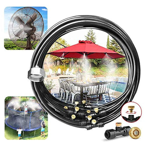Landgarden misting system with 33ft hose for efficient outdoor cooling