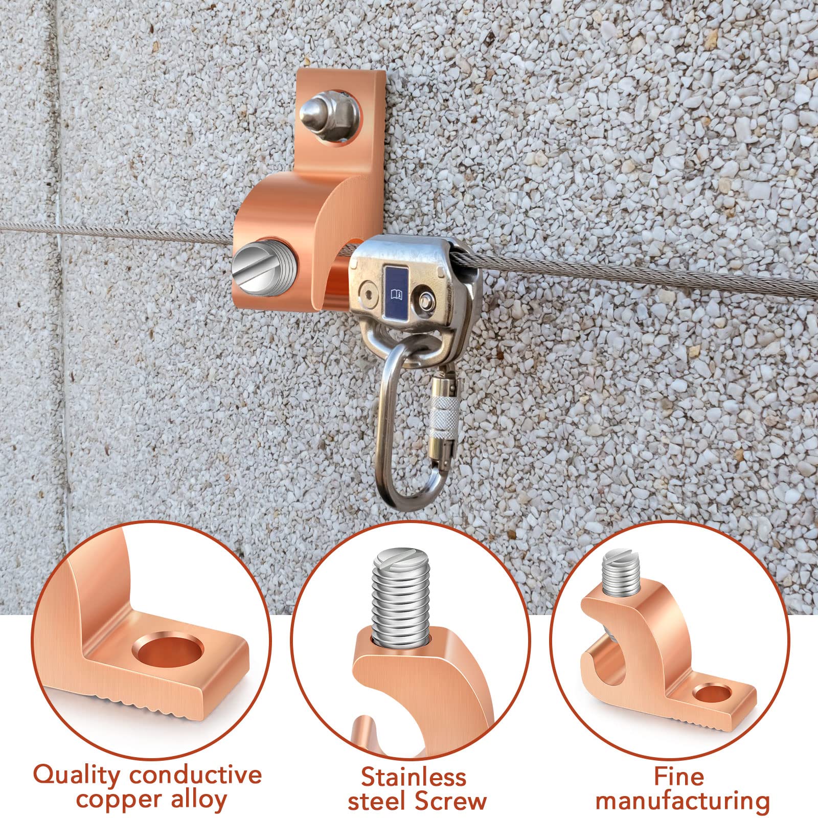 Direct burial Landhoow lay-in connector designed for outdoor use.