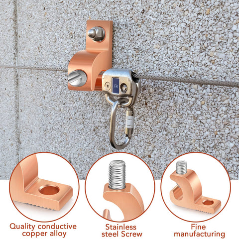 Direct burial Landhoow lay-in connector designed for outdoor use.