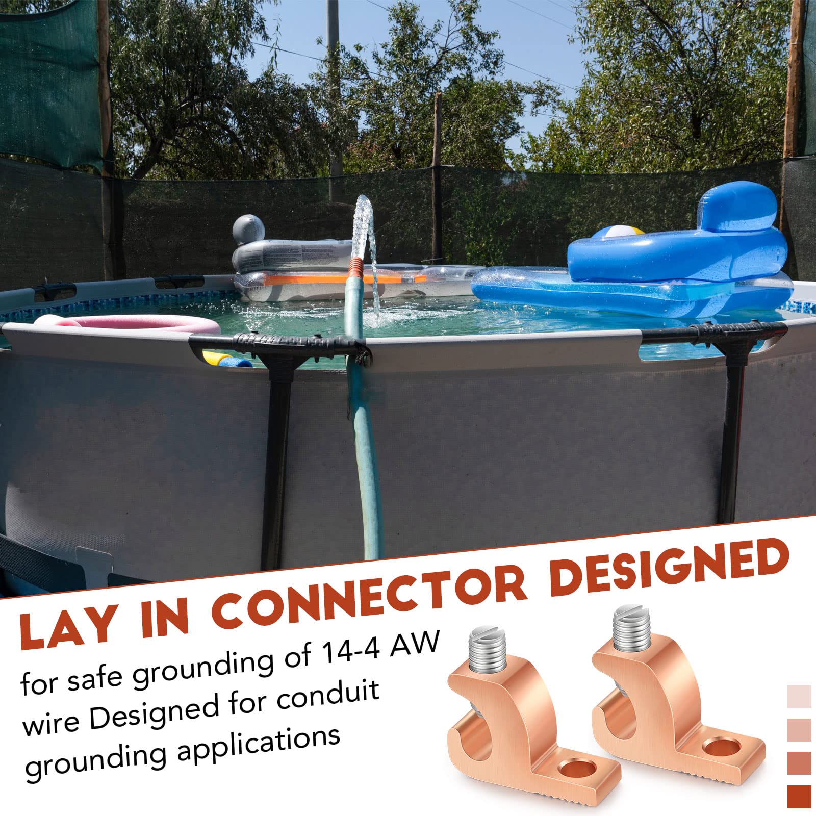 Landhoow grounding conduit installation for reliable bonding.