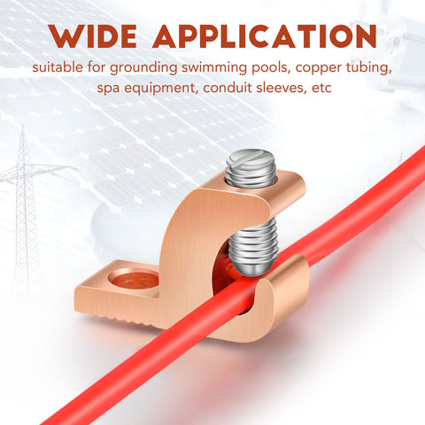 Landhoow lay-in connector with stainless steel screws for secure attachment.