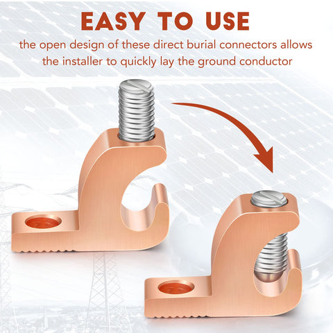 Pool grounding setup featuring Landhoow lay-in connectors in use.