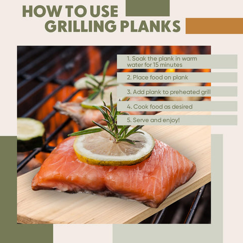 Landical cedar planks XL 6-pack ideal for large king salmon or bigger cuts
