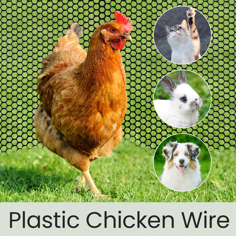 Landical zip ties included for quick, secure installation of fencing.