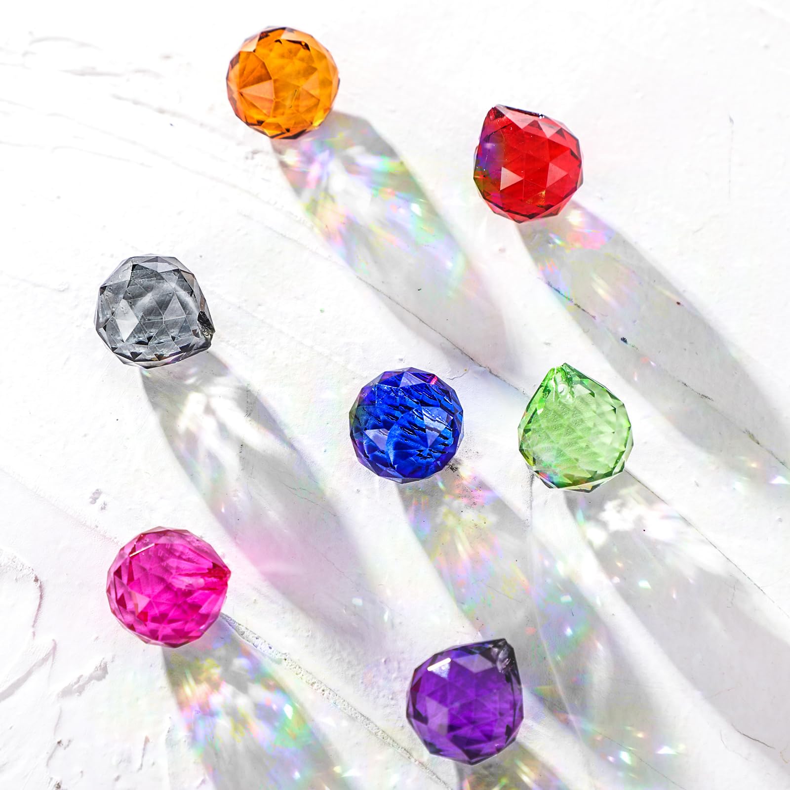 Landical window suncatchers create rainbow reflections in windows