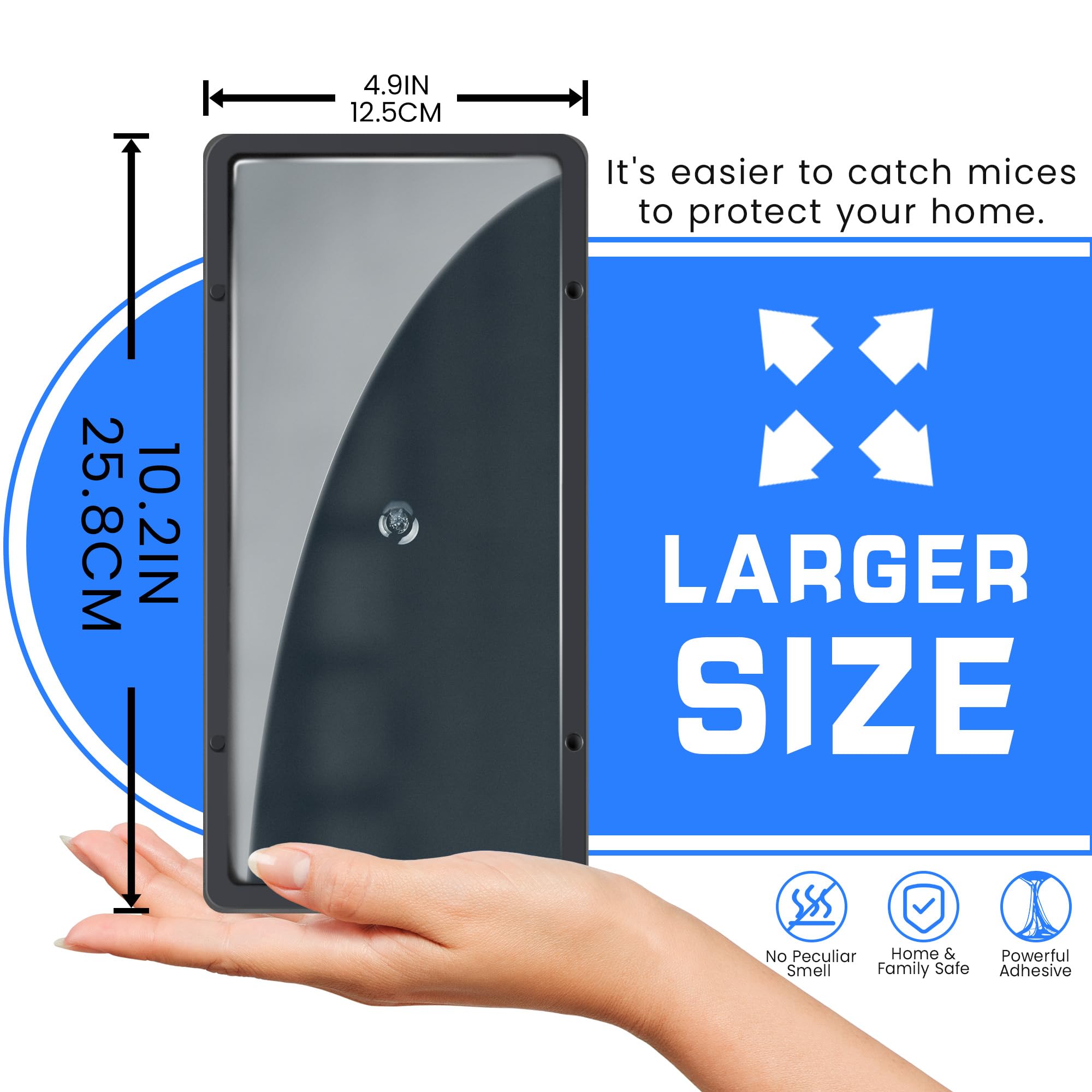 Landisun large-tray glue trap — heavy-duty design for bigger pests