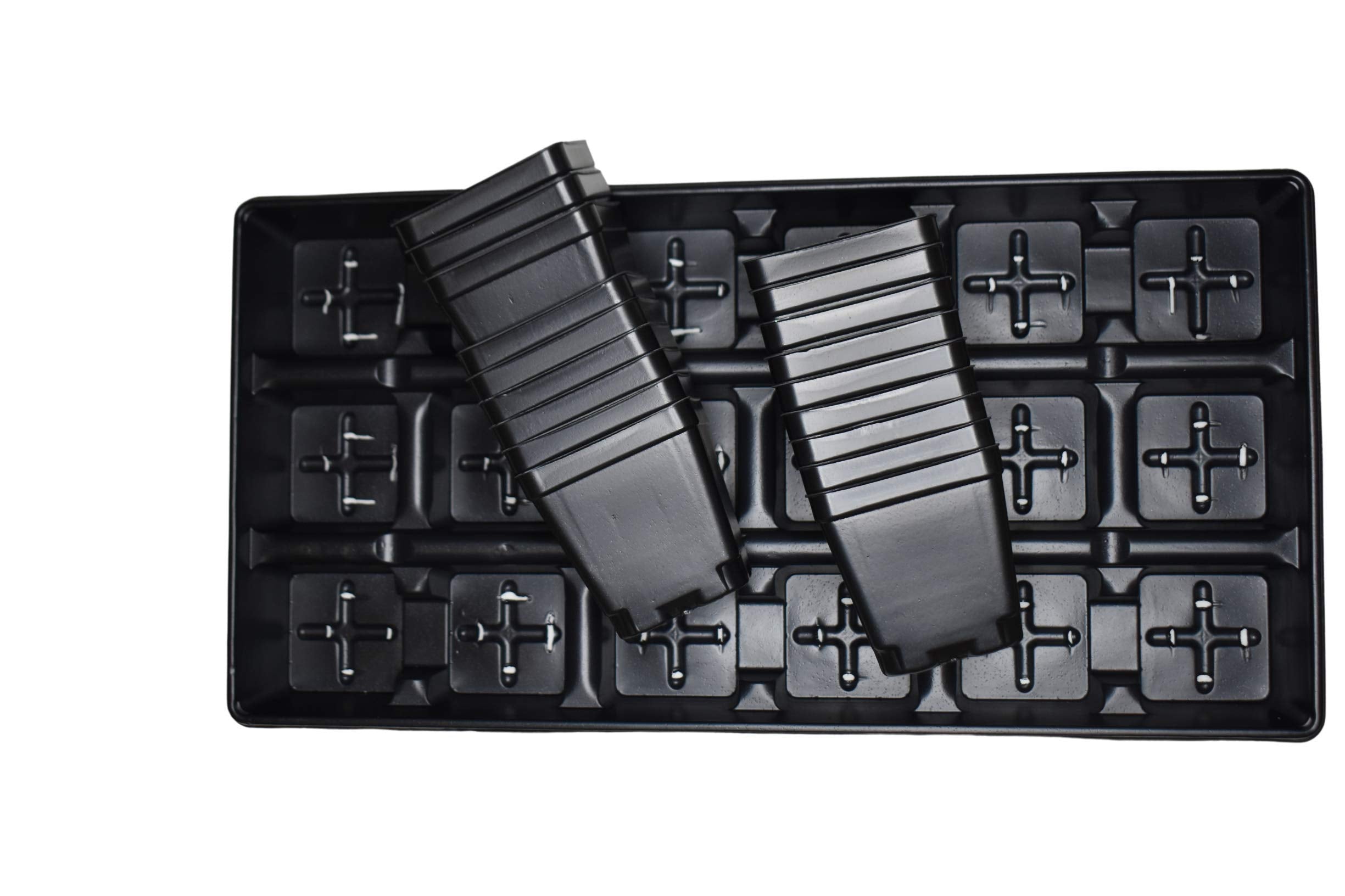 Landmark Plastics set of 3 trays with 54 pots for seed starting efficiency.