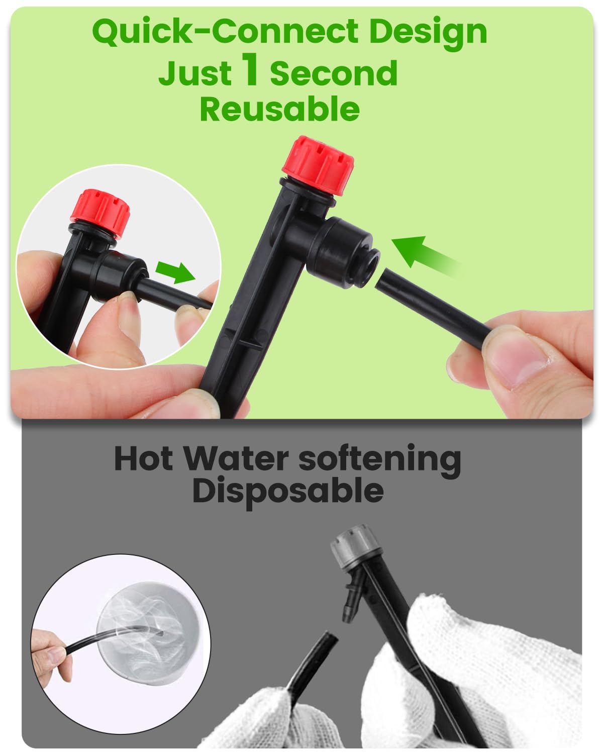 Landtouch 8-outlet 360 sprayer shows adjustable spray rate