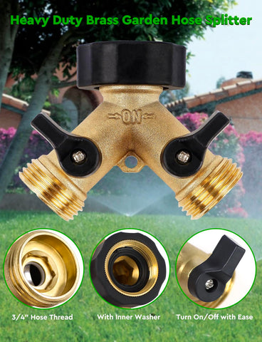 Landtouch brass splitter provides durable, reliable water distribution across zones