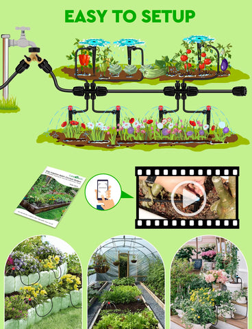 Landtouch included quick connect tees and durable tubing fit diverse layouts
