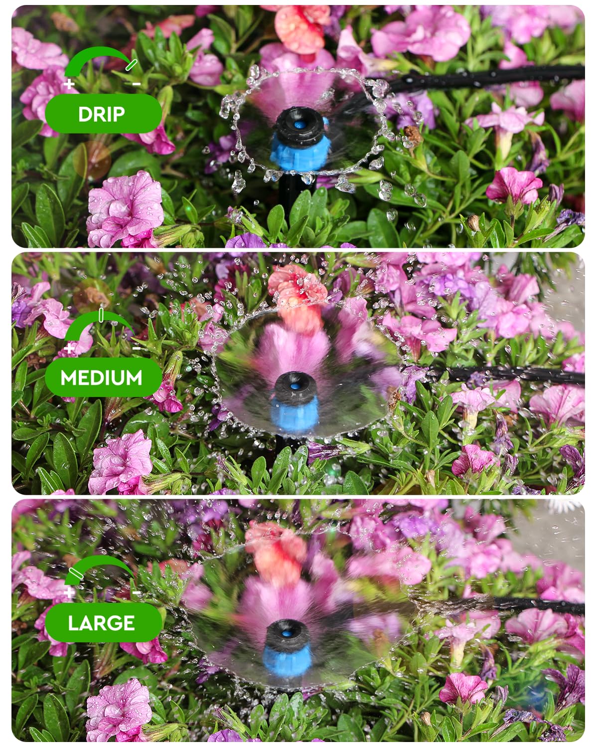 Landtouch UV-resistant drip parts designed for durable outdoor use.