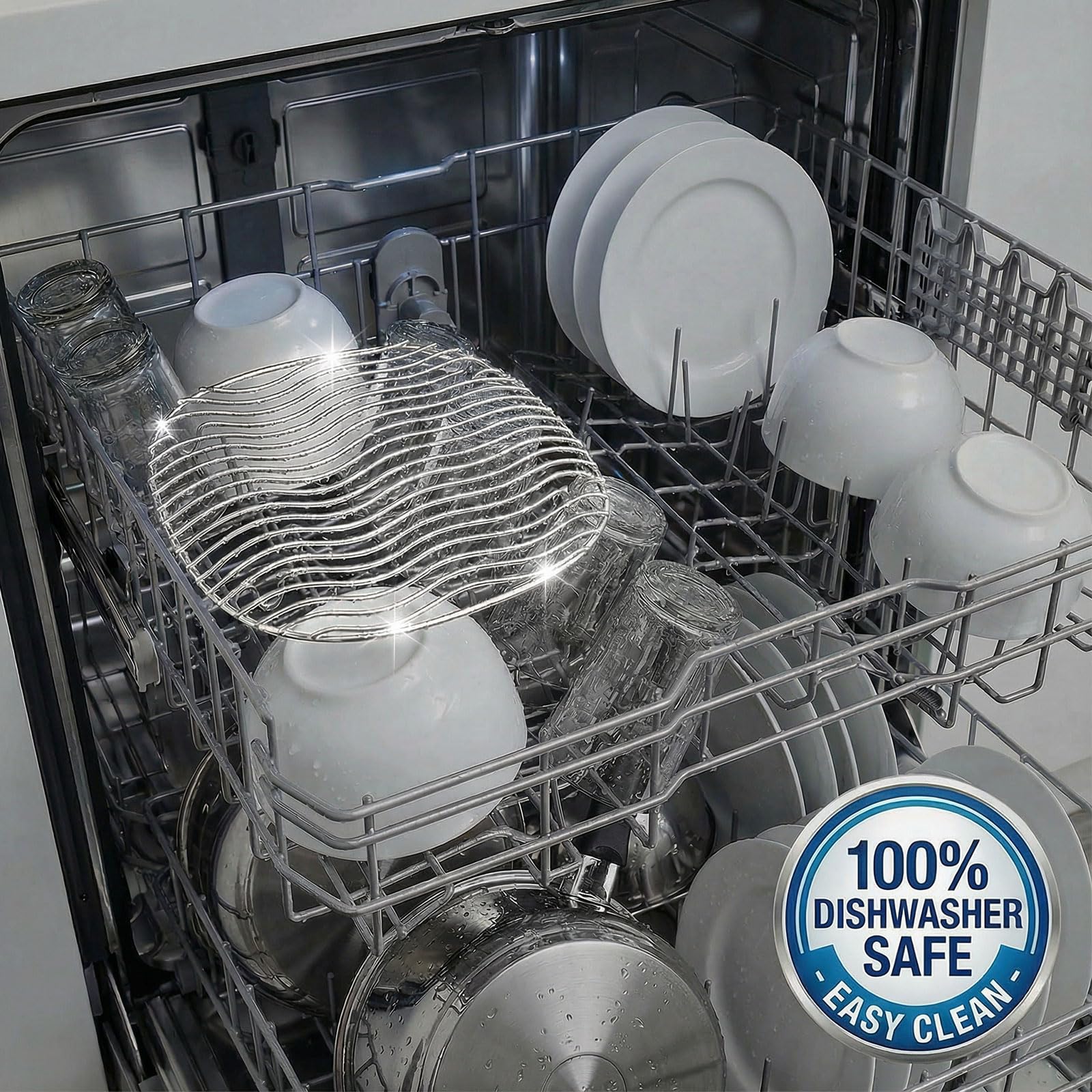 Lanejoy crisper rack fits Ninja Crispi bowls securely for steady airflow.