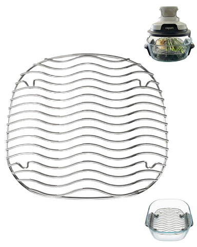 Lanejoy crisper rack for Ninja Crispi compatibility, stable heat circulation for crisp results.