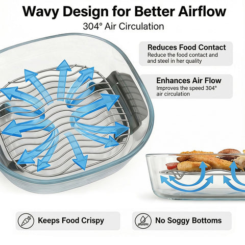 Lanejoy rack's stable support legs prevent wobble when loading meats.