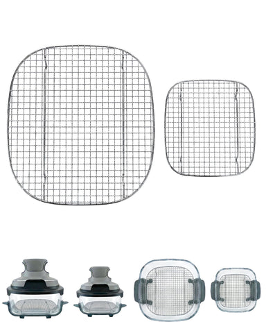 Lanejoy ninja crispi 2-piece set for fn101 compatibility, ensuring stable air fry setup.
