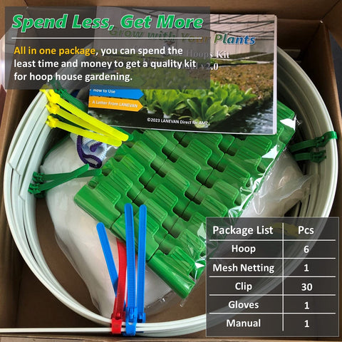 LANEVAN ultra-fine 60-mesh netting blocks pests while letting sunlight through