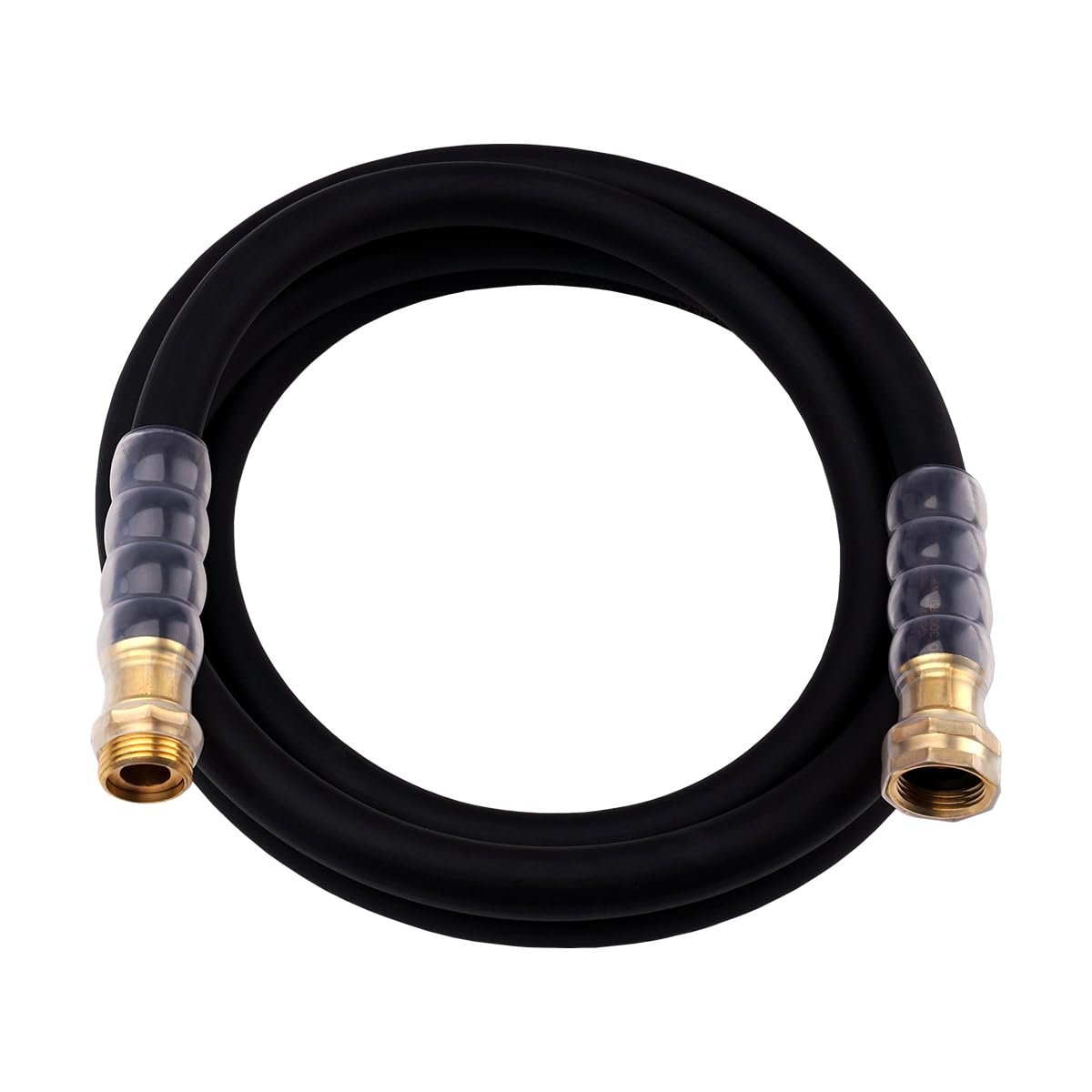 LANGARA heavy-duty garden hose with transparent swivel handle for easy fittings and quick connections
