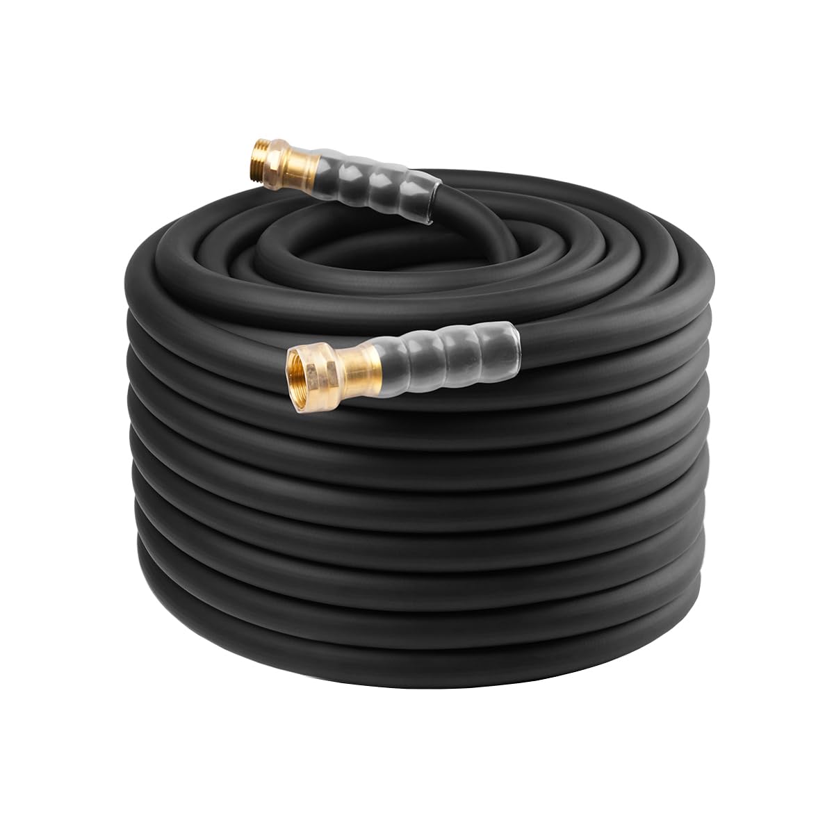 LANGARA heavy-duty garden hose 125ft shows long reach for watering and cleaning.