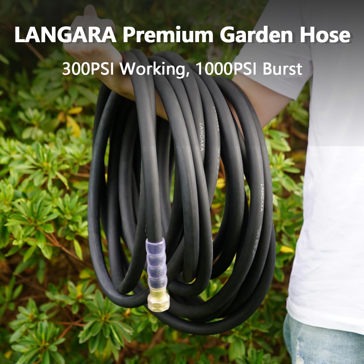 360-degree rotating female fitting for LANGARA hose convenience
