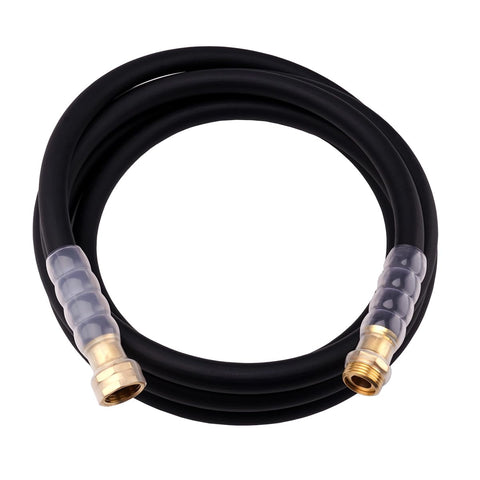 LANGARA heavy-duty hose 15ft with brass fittings for reliable watering.