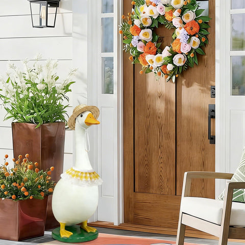 LANGFON goose outfit weatherproof fabric maintains color in outdoor conditions