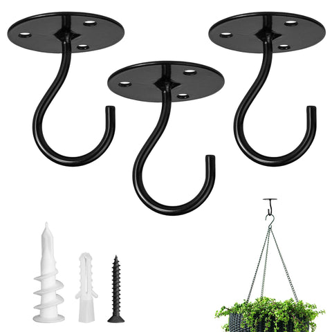 LangPu ceiling hooks for plants securely hold planters.