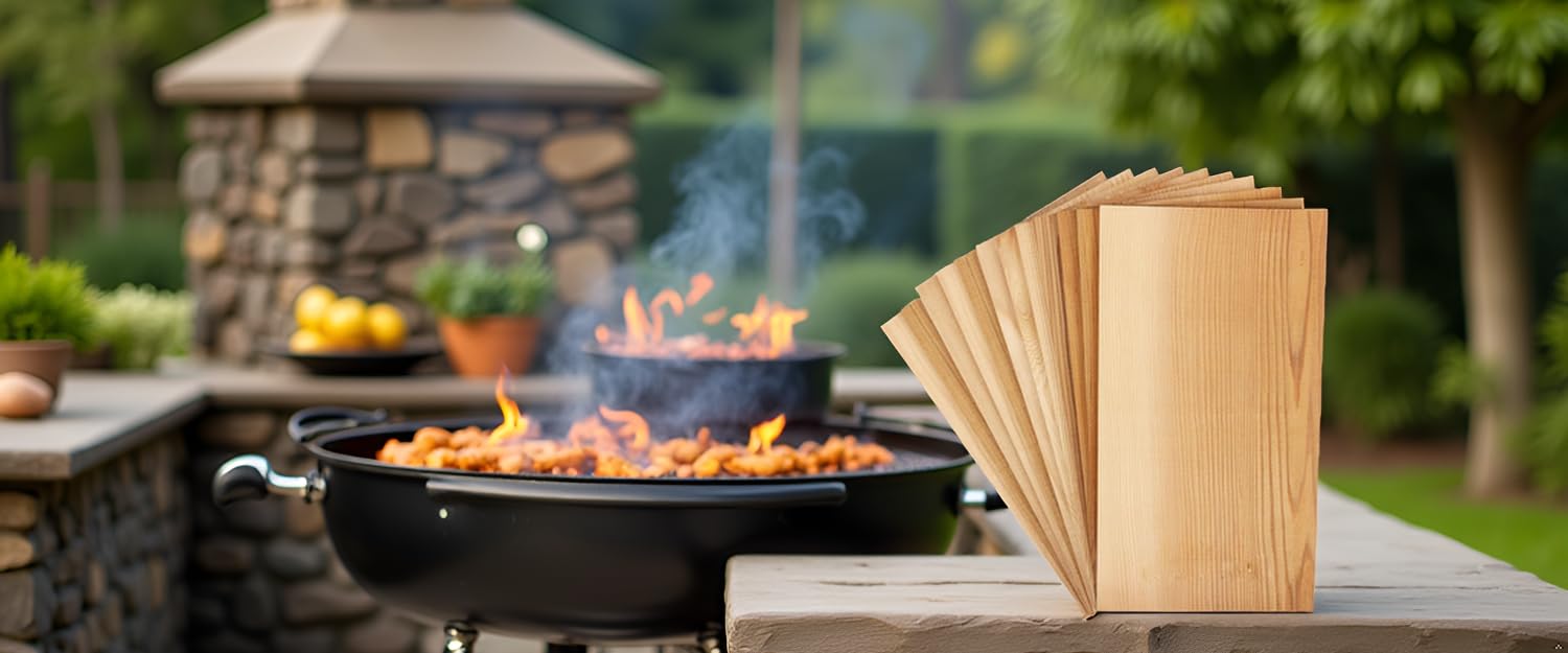 Langxinese cedar planks should be soaked before use for best results.