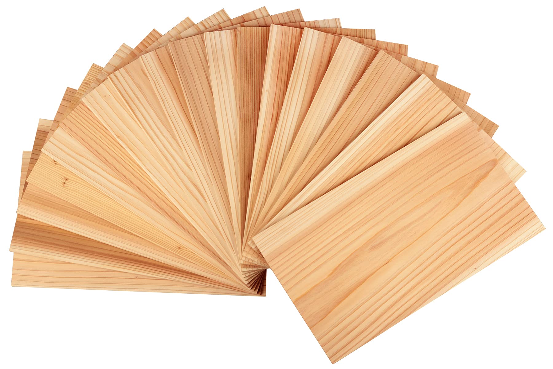 Langxinese Wider vegetables on cedar planks for versatile smoky sides.